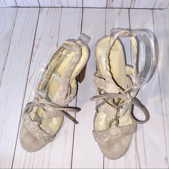 BCBGeneration BCBG Taupe Braided Heels - Picture 5 of 8